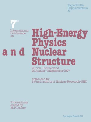 cover image of Seventh International Conference on High-Energy Physics and Nuclear Structure